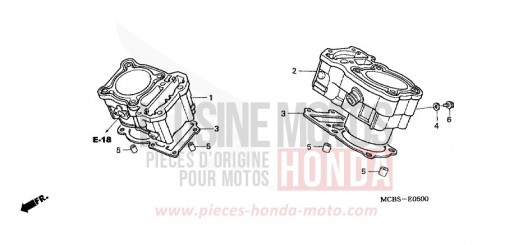 CYLINDRE XL650V4 de 2004